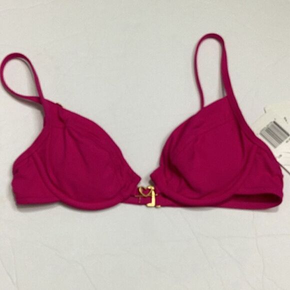 New. L*SPACE pink push up bikini top. Small. Retails $119 - Picture 8 of 11